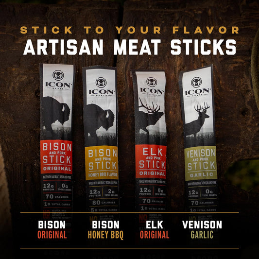 Bison Snack Sticks High Protein Jerky