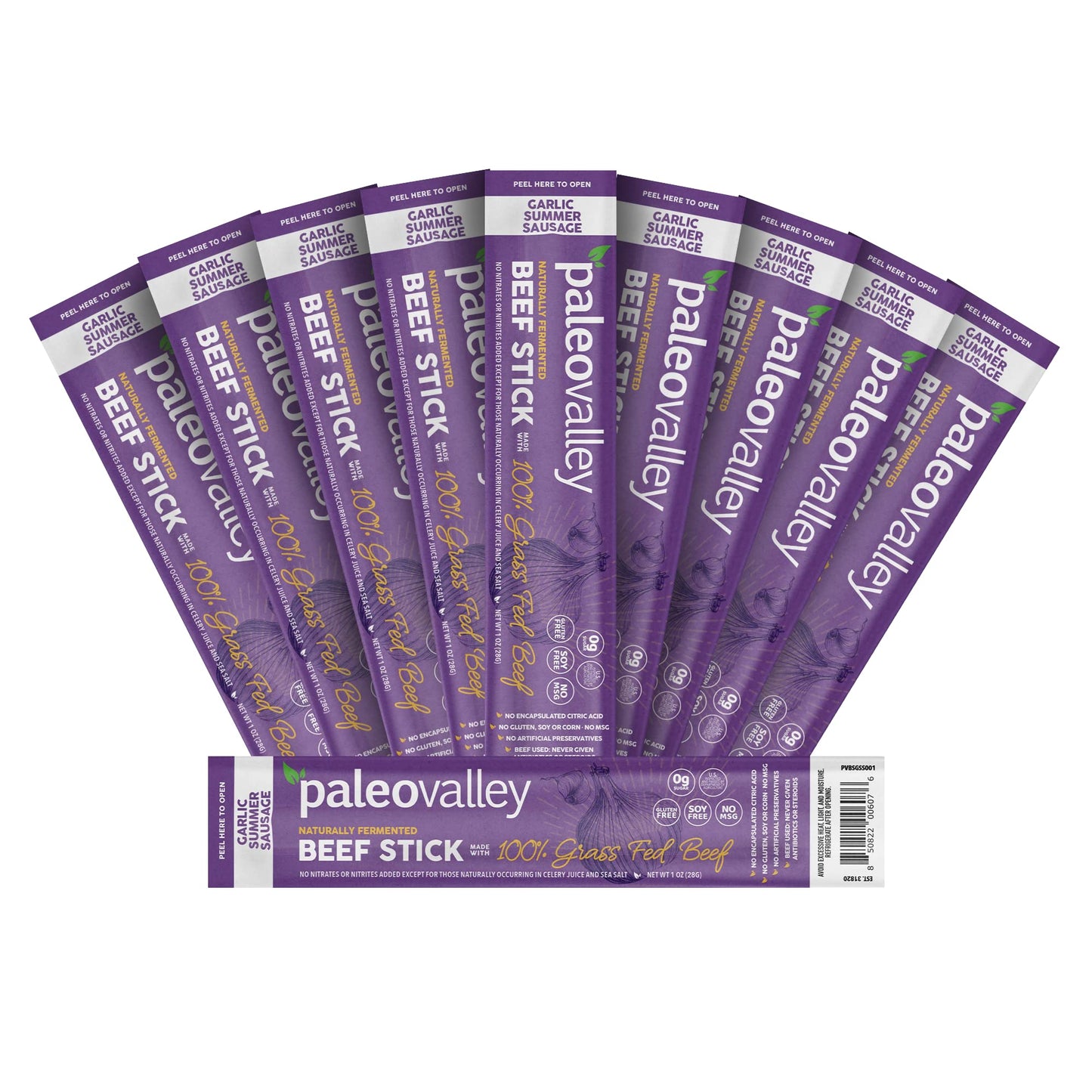 Grass Fed Beef Snack Sticks High Protein