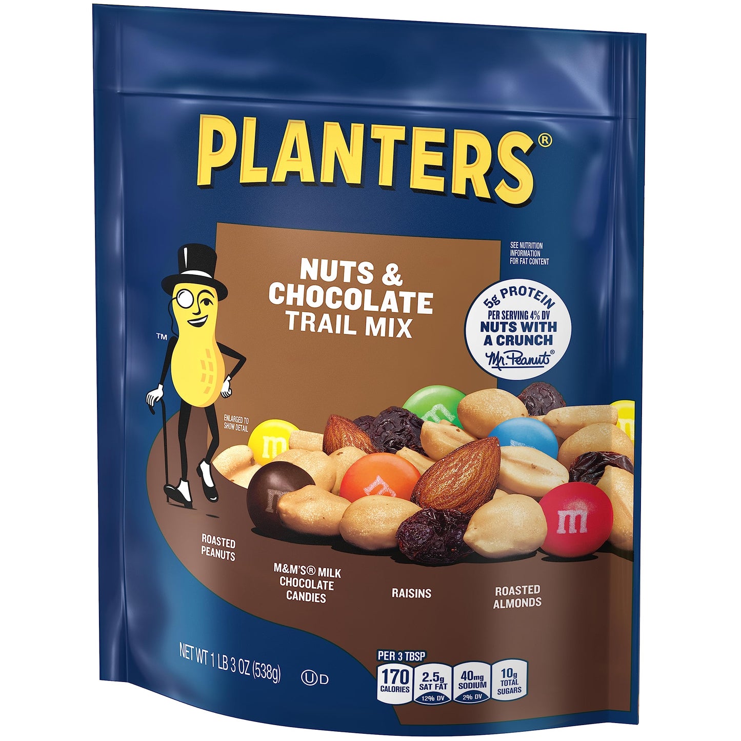 Planters Nut and Chocolate Trail Mix Single Serve Packet