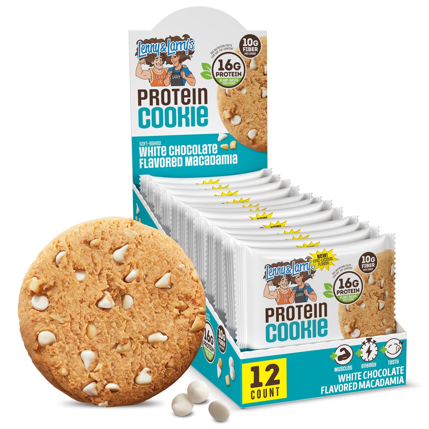 Plant Based Protein Cookies – 12 Pack