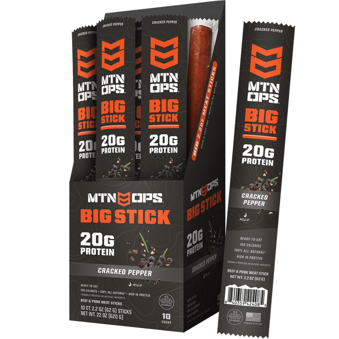 High Protein Beef Snack Sticks