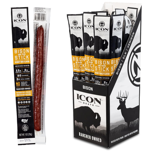 Bison Snack Sticks High Protein Jerky