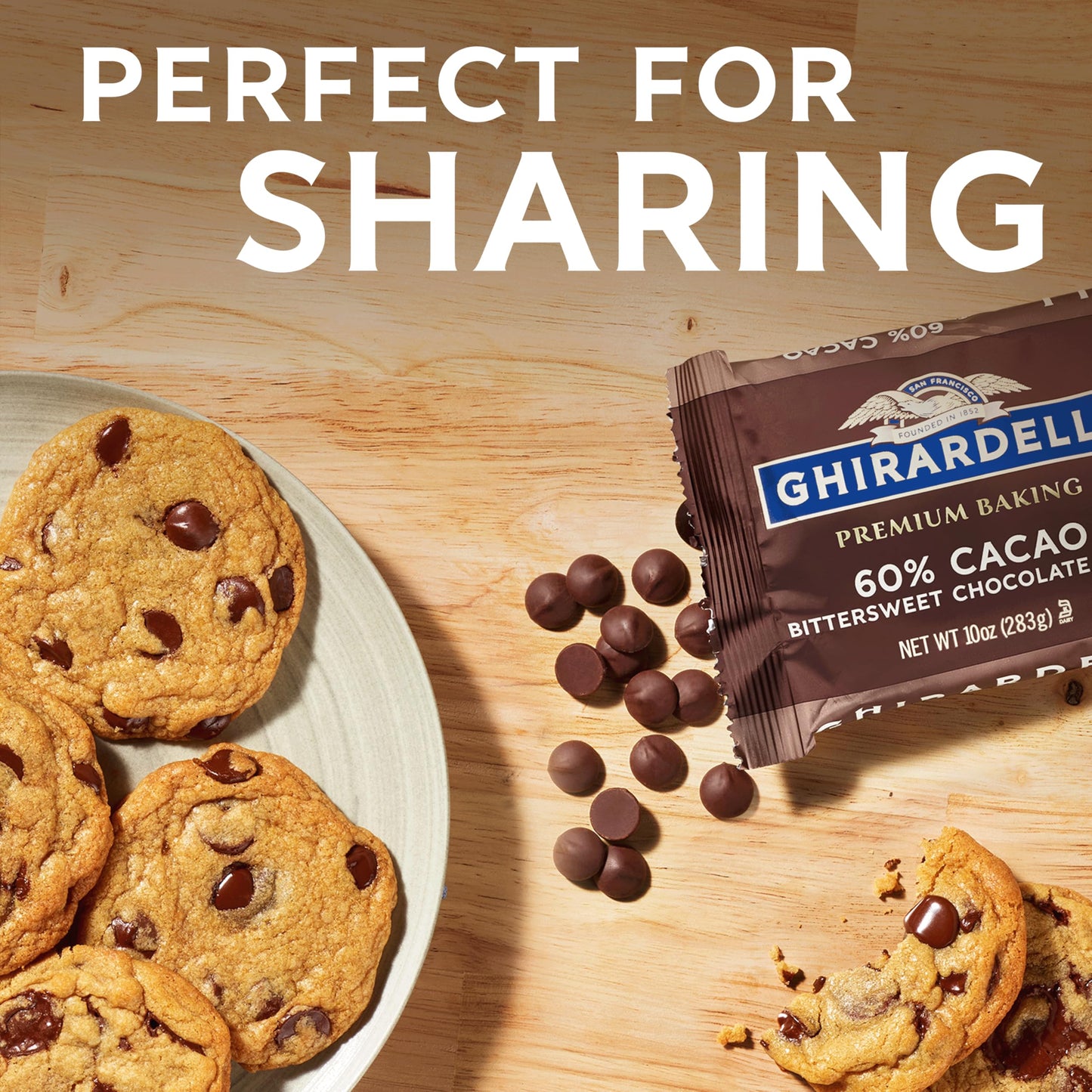 GHIRARDELLI Premium Chocolate Baking Chips