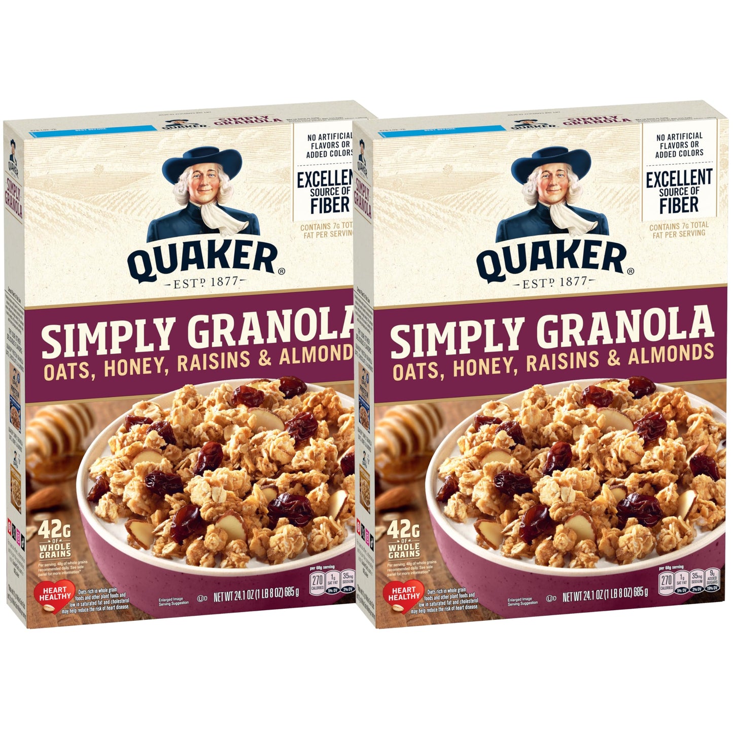 Chocolate Almond Protein Granola – 2 Pack