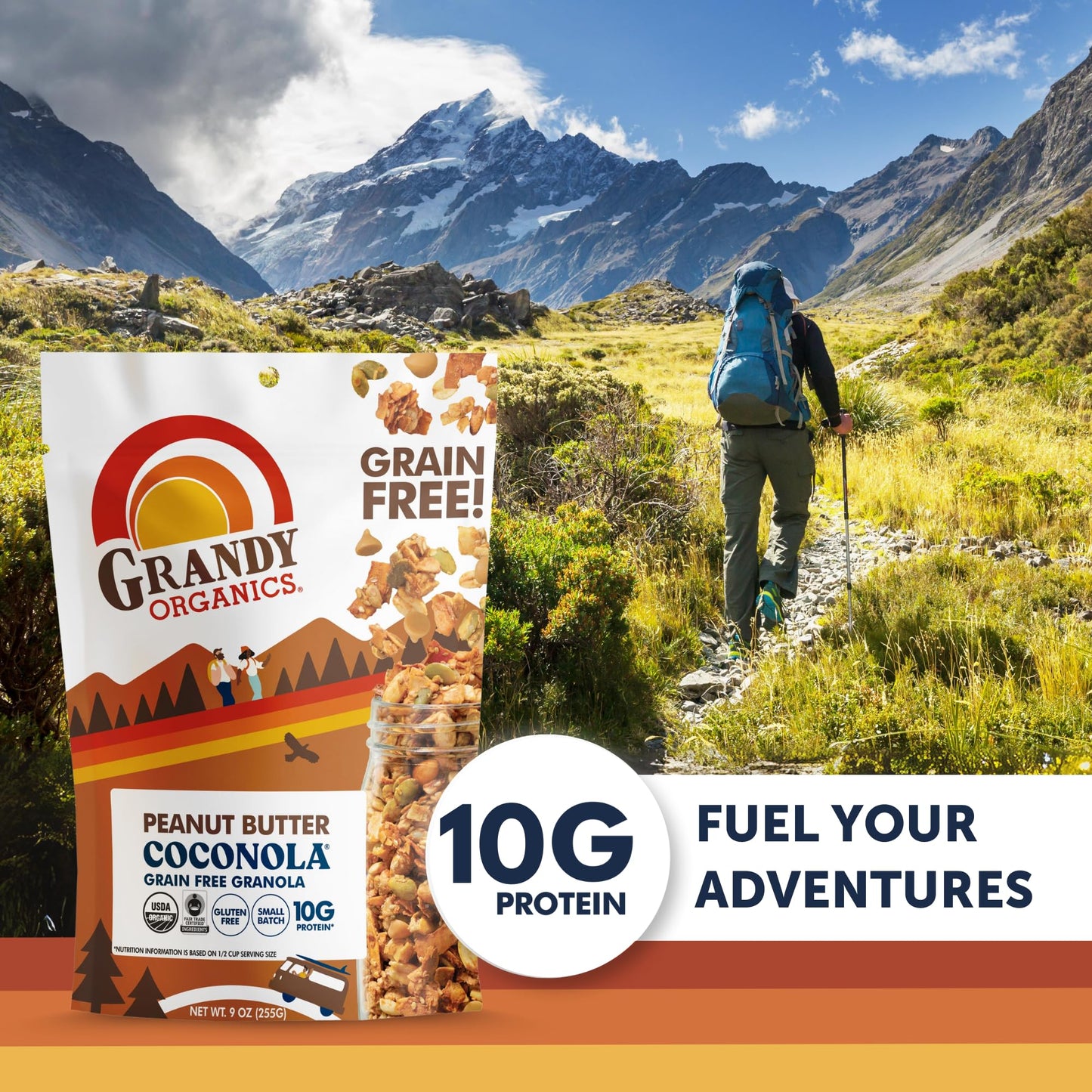 Organic Peanut Butter Coconola Granola Snack
