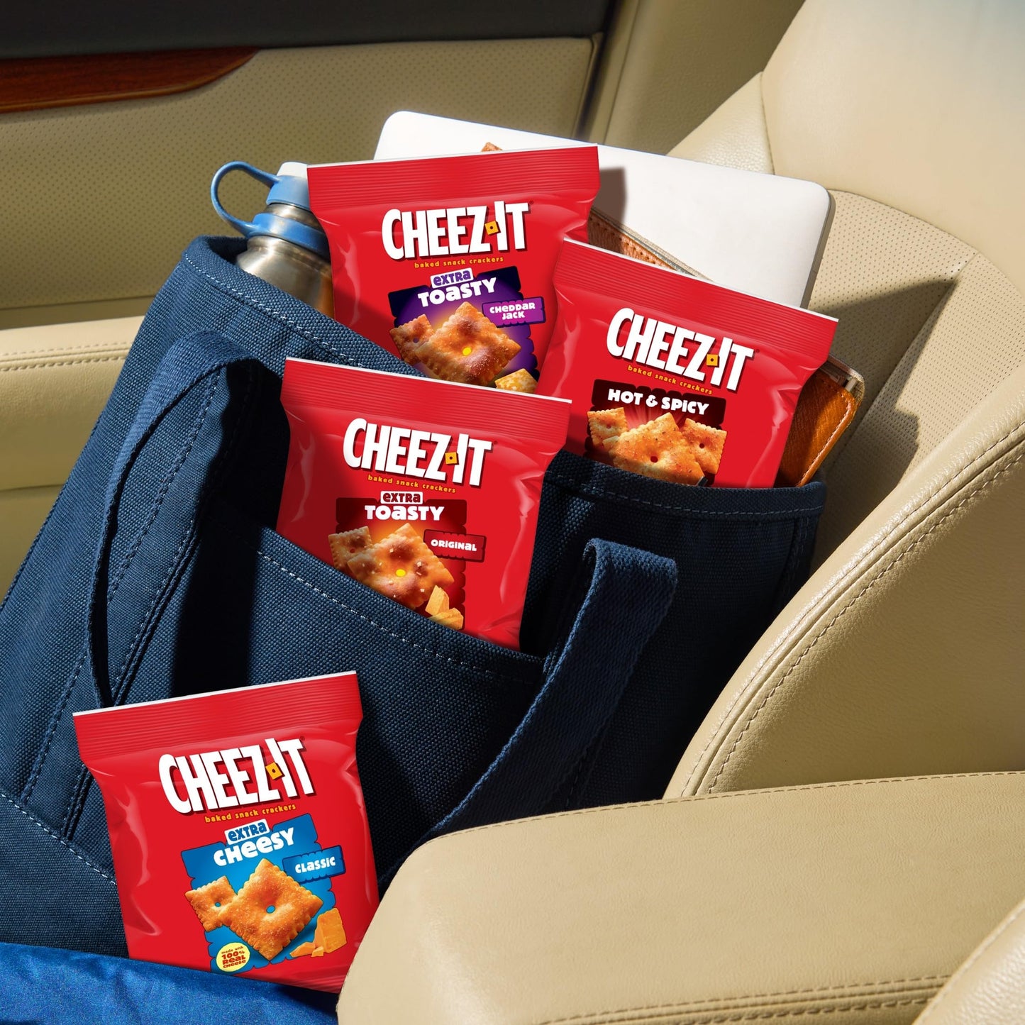 Baked Cheese Crackers Variety Pack – 20 Packs